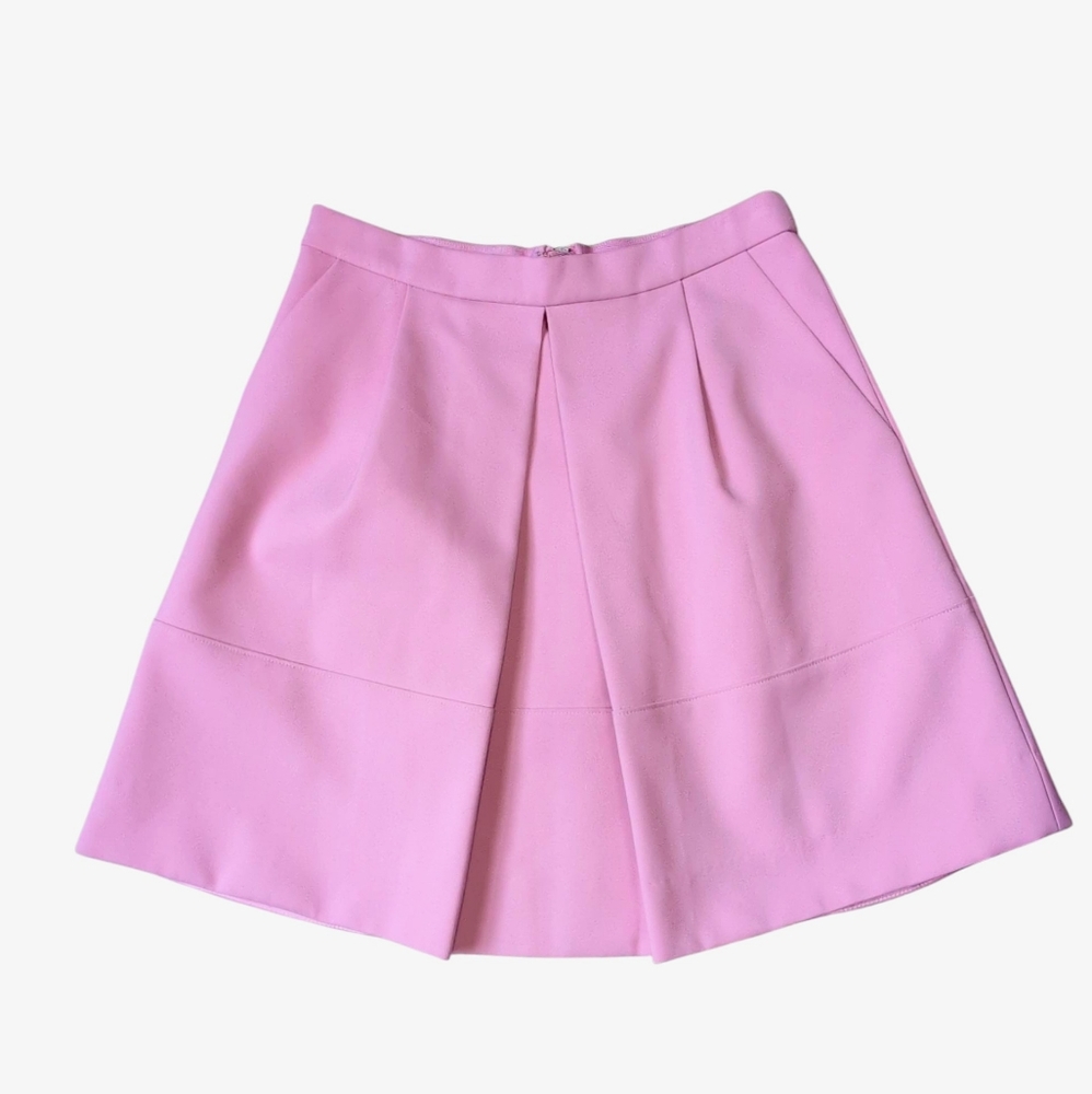 Pink A-Line Pleated Women’s Skirt